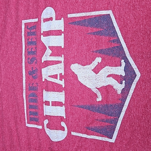 Fifth Sun Hide and Seek Champ  Bigfoot Shirt - Picture 2 of 6